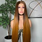 Honey Brown Balayage Curls